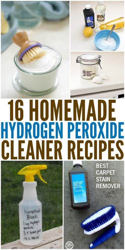 16 Hydrogen Peroxide Cleaner Recipes To Clean Almost Everything