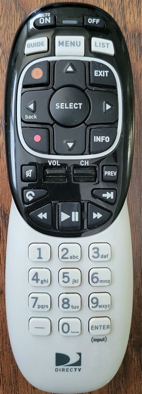 Direct TV Remote Control URC3004MBC0 0 R C131703 RC71 RC72 RC73 HR54