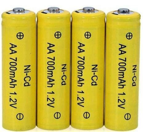 Pcs Mah V Aa Nicd Rechargeable Batteries For Power Outdoor