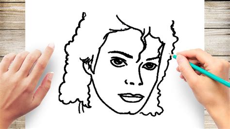 How To Draw Michael Jackson For Kids Youtube