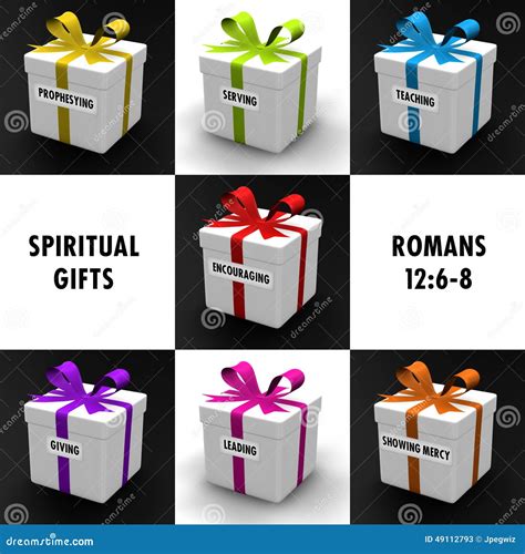 Spiritual Gifts stock illustration. Image of colorful - 49112793