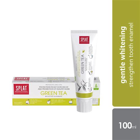 Splat Professional Green Tea Bio-active Toothpaste 100ml | For Healthy ...