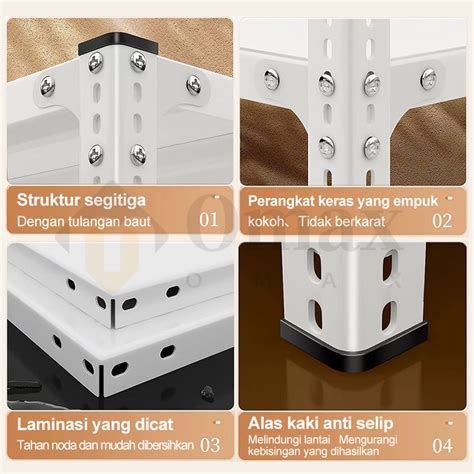 Jual All Ironomax X X Cm Rak Besi Siku Susun Rak Gudang