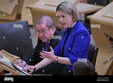 Edinburgh Scotland, UK 12 December 2023. Cabinet Secretary for