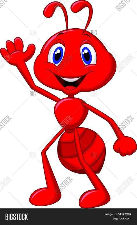 Cute Ant Cartoon Vector & Photo (Free Trial) | Bigstock