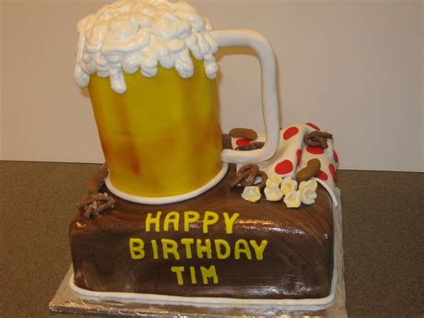 Beer Mug Birthday Cakes