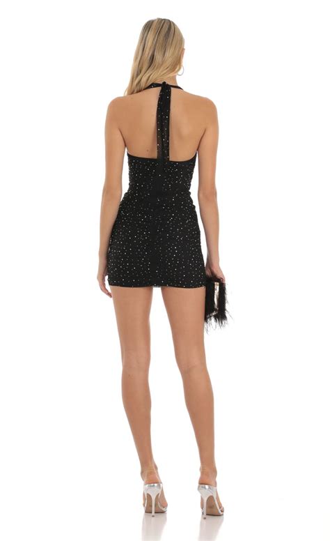 Betty Boop Shimmer Bodycon Dress in Black | LUCY IN THE SKY