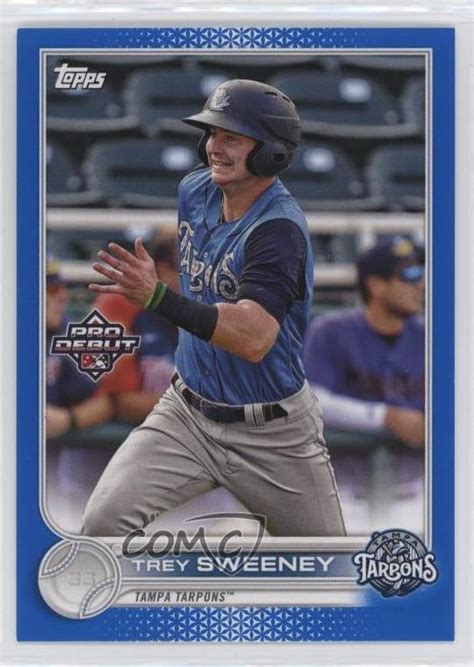 2022 Topps Pro Debut Blue PD 187 Trey Sweeney 150 RC For Sale