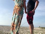 Real Amateur Public Standing Sex Risky On The Beach People Walking Near Xxx Mobile Porno