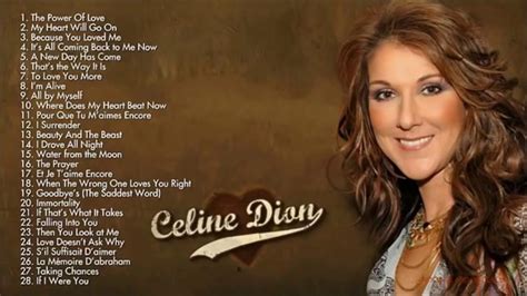 Celine Dion Greatest Hits Full Album New Celine Dion Greatest