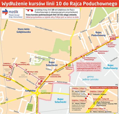 Radom MZDiK wydłuża trasę niektórych kursów dziesiątki bo