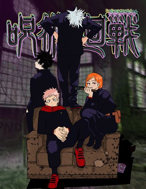 Jujutsu Kaisen fan art on Behance