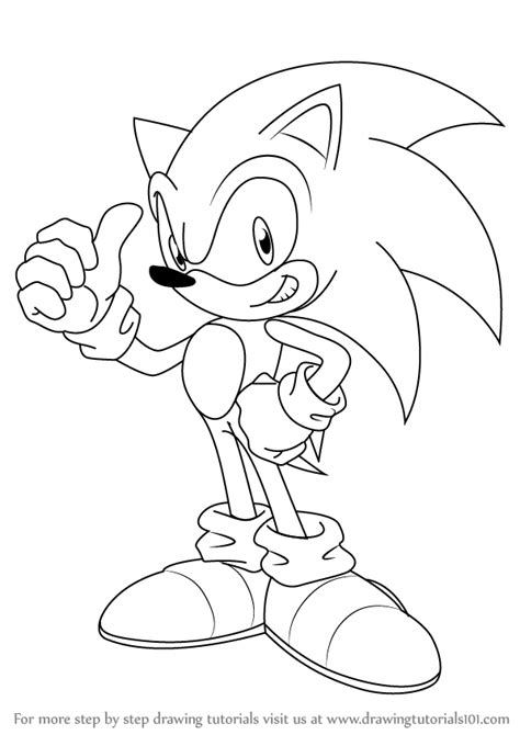 Draw Sonic The Hedgehog Characters Drawing Rjuuc Edu Np