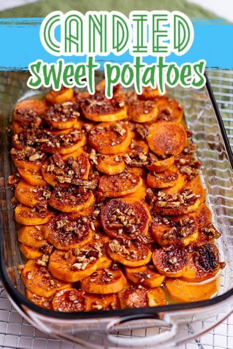 GLAZED SWEET POTATOES WITH PECANS