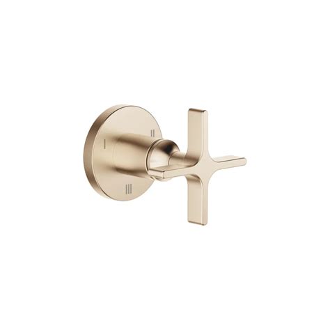 Vaia Brushed Champagne Kt Gold Shower Faucets Concealed Three Way