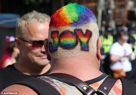 Yes Campaigners Celebrate Same Sex Marriage Postal Vote Daily Mail Online