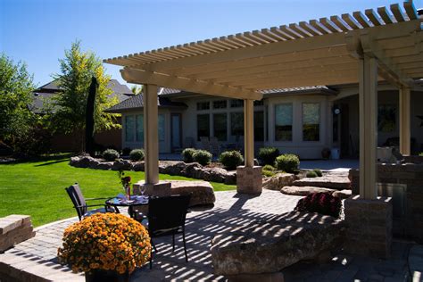 Freestanding Pergola Midcentury Patio Boise By ShadeWorks Inc