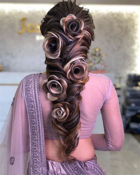 9 Reception Hairstyles For Indian Brides Candy Crow