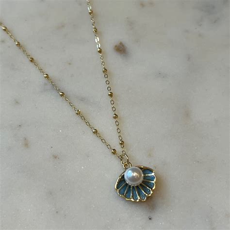 Clam Shell Pearl Necklace – Ocean Creations