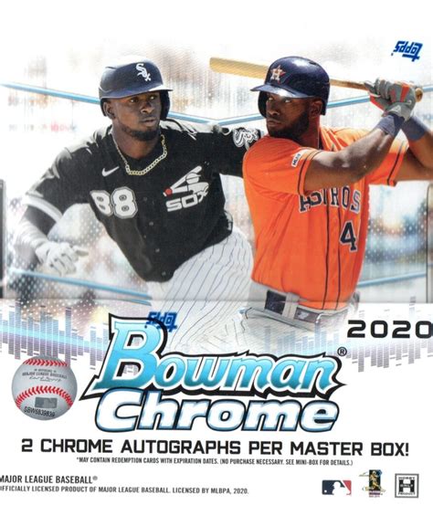 MLB 2020 BOWMAN CHROME BASEBALL HOBBY Trading Card Journal