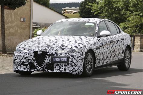 Entry Level Alfa Romeo Giulia Spy Shots GTspirit