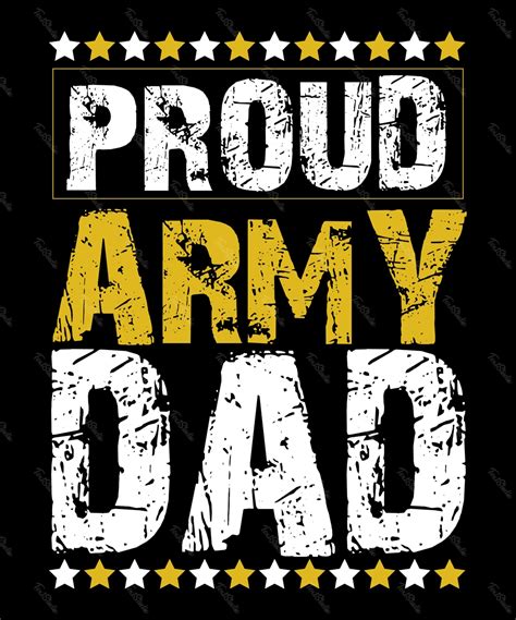 Proud Army Dad Premium Vector File