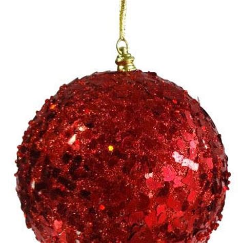 Red Ball Ornament Etsy