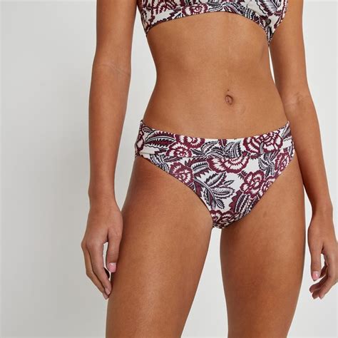 Pique Bikini Bottoms Printed La Redoute Collections La Redoute