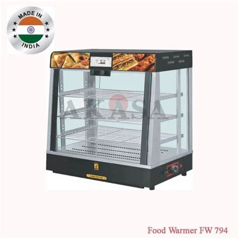 Stainless Steel Akasa Indian Counter Food Warmer Hot Case At Rs In New Delhi