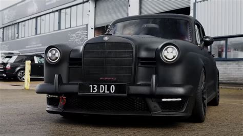 Mercedes Benz Ponton Restomod Hides C Amg Secret Underneath The Pores