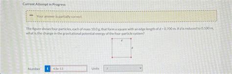 Solved The Figure Shows Four Particles Each Of Mass G Chegg