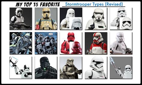 My Top 15 Favorite Stormtrooper Types Revised by Valar77 on DeviantArt