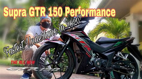 Fastest Underbone Honda Supra Gtr Performance Review Youtube