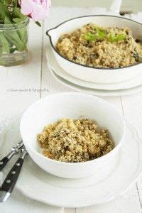 Quinoa con champiñones y cebolla caramelizada Cocinando con mi