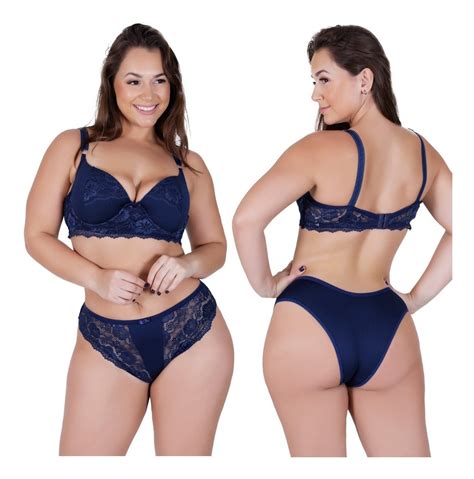 Kit 8 Conjunto Plus Size Lingerie Reforçado Atacado Revenda Frete grátis