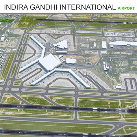 Indira Gandhi International Airport 3D - TurboSquid 2005200