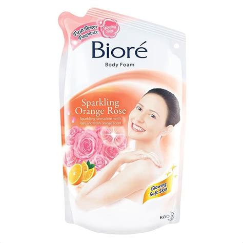 Jual Biore Body Foam Sparkling Orange Rose Ml Shopee Indonesia