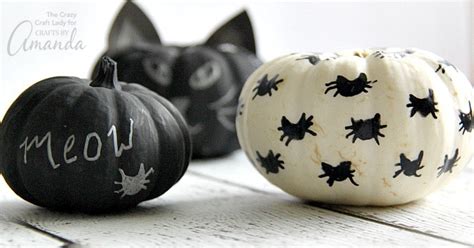 Black Cat Pumpkins No Carve Pumpkins For Cat Lovers