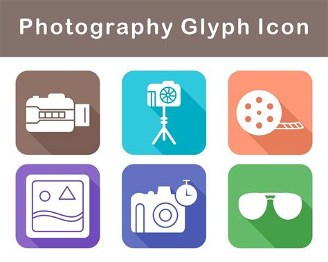 Photography Vector Icon Set 21497190 Vector Art at Vecteezy