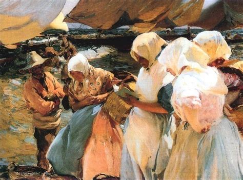 Valencian Fisherwomen Joaquin Sorolla Y Bastida