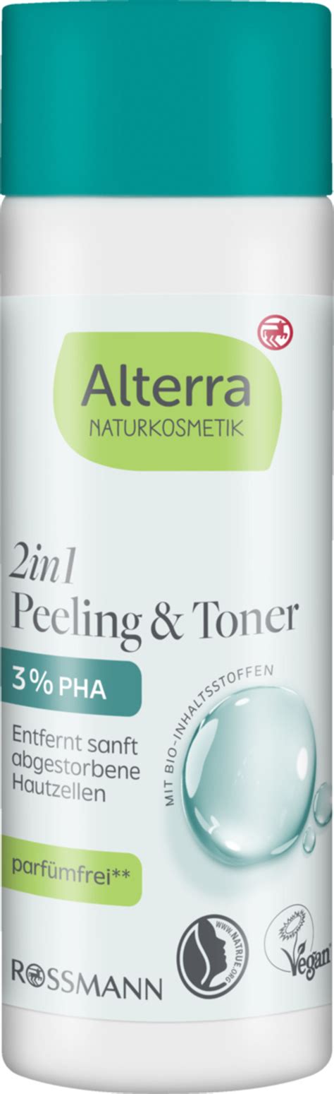 Alterra NATURKOSMETIK 2in1 Peeling & Toner mit PHA von ROSSMANN ansehen!