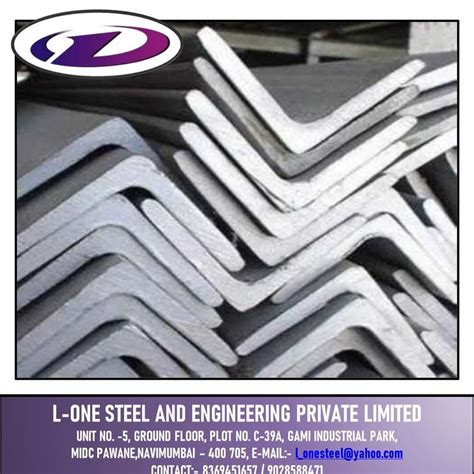 Hot Dipped Galvanized Angle At Kg Thane ID