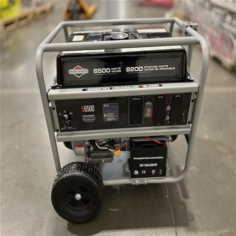 Dallas Location As Is Briggs And Stratton 6500 Watt Portable Generator Appears Excellent Condition