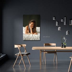 Canvas Acrylic Poster Nude Model Woman Nude Etsy