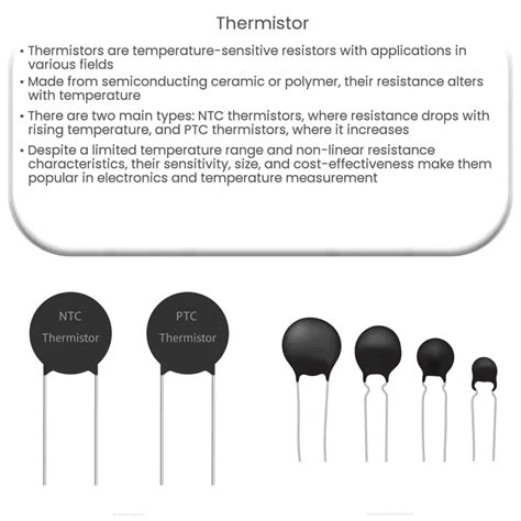 Thermistor | How it works, Application & Advantages