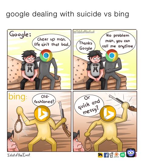 Google Dealing With Suicide Vs Bing Mrs June Memes