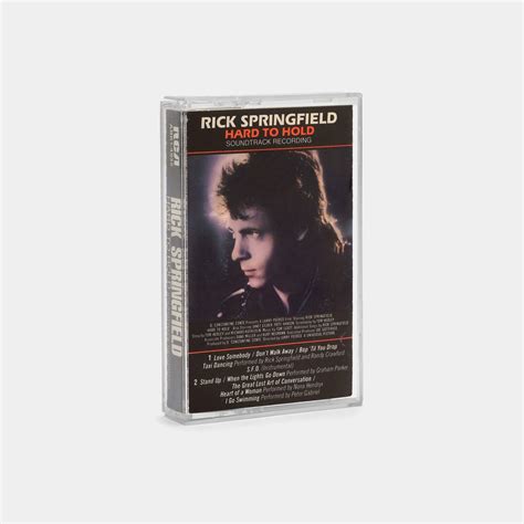 Rick Springfield - Hard To Hold Cassette Tape