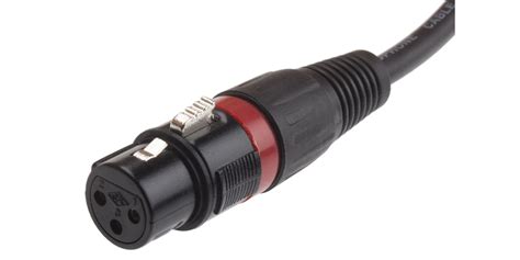 Rs Pro Male Xlr To Female Xlr Cable Black M Rs Components Indonesia