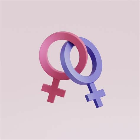 Premium Photo Female Symbols Women Signs 3d Render Illustration