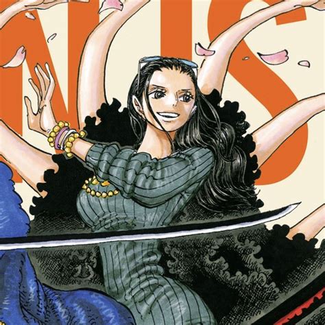 One Piece Colored Manga Nico Robin One Piece Manga One Piece